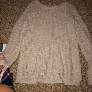 Tan sweater